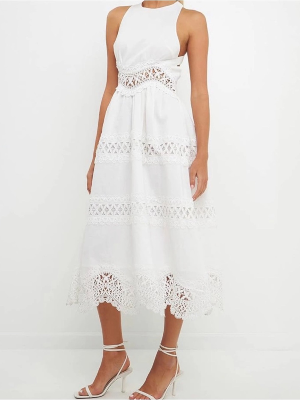 Endless Rose Ivory Crochet-Panel Bridal Gown
